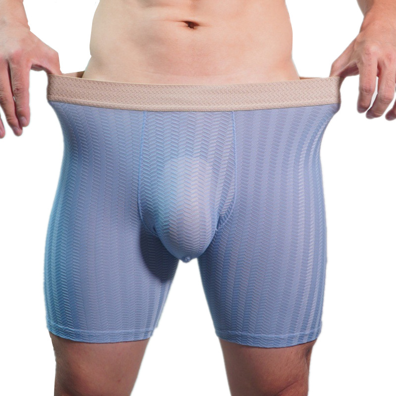 Mens Boxer Shorts Homme Nylon  – Long Leg Trunk Men Bewertung und Preis