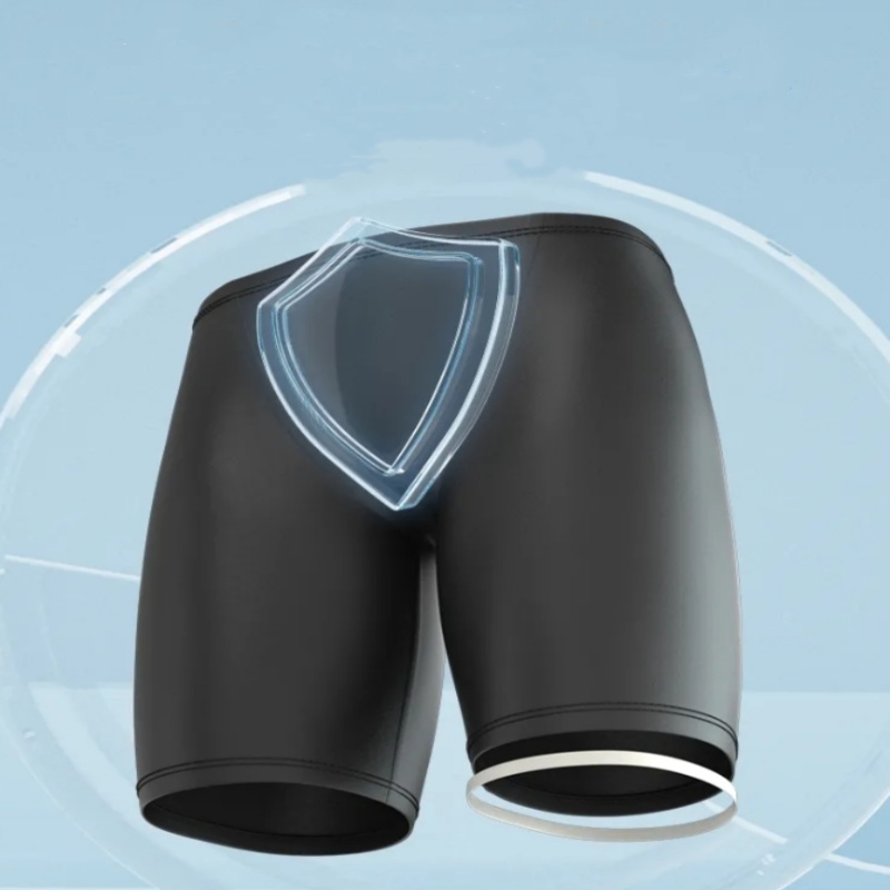 Men Boxers Shorts Silicone PU  – Pouch Boxer Pouch Bewertung und Preis