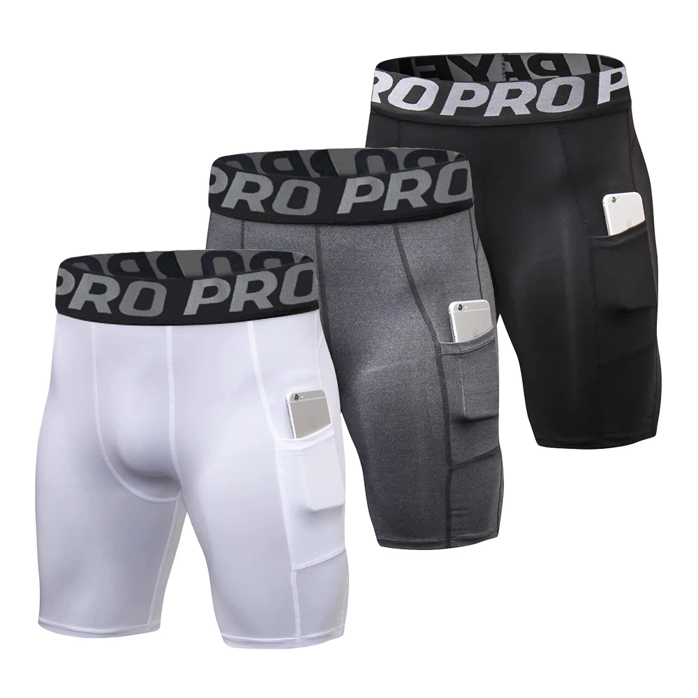 Mens Gym Shorts with Pockets W – Compression Shorts Athletes Bewertung und Preis