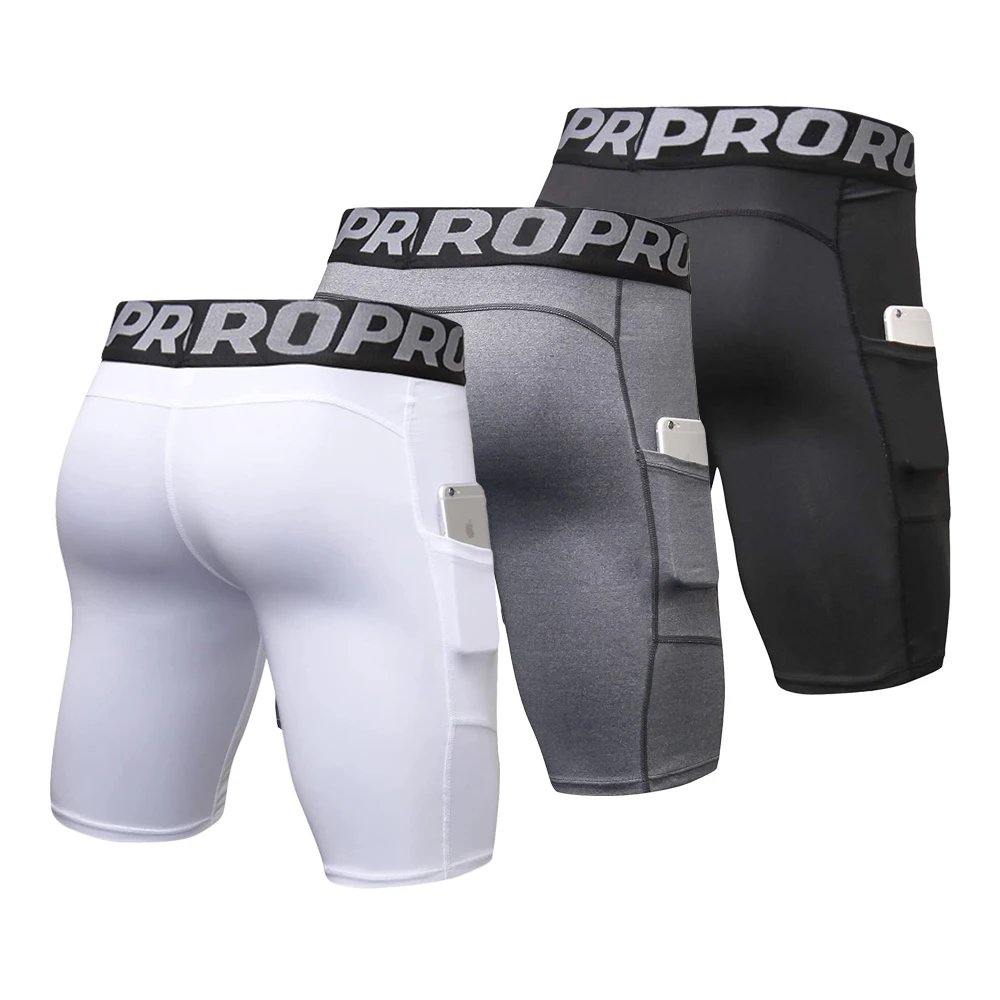 Mens Gym Shorts with Pockets W – Compression Shorts Athletes Bewertung und Preis