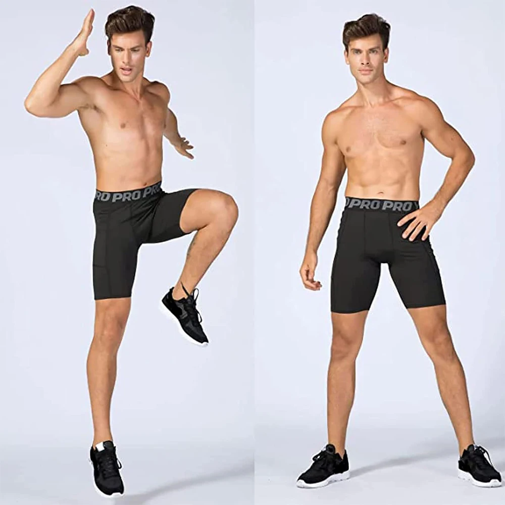 Mens Gym Shorts with Pockets W – Compression Shorts Athletes Bewertung und Preis