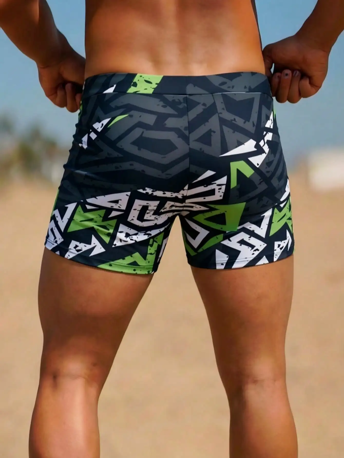 Men's Fashion Printed Pattern  – Bamboo Fiber Trunk Bewertung und Preis