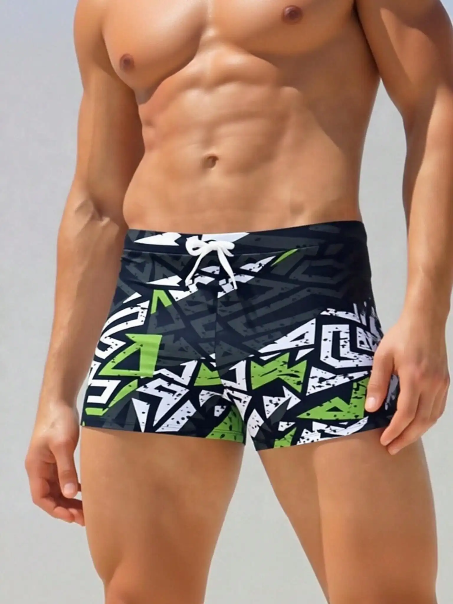 Men's Fashion Printed Pattern  – Bamboo Fiber Trunk Bewertung und Preis