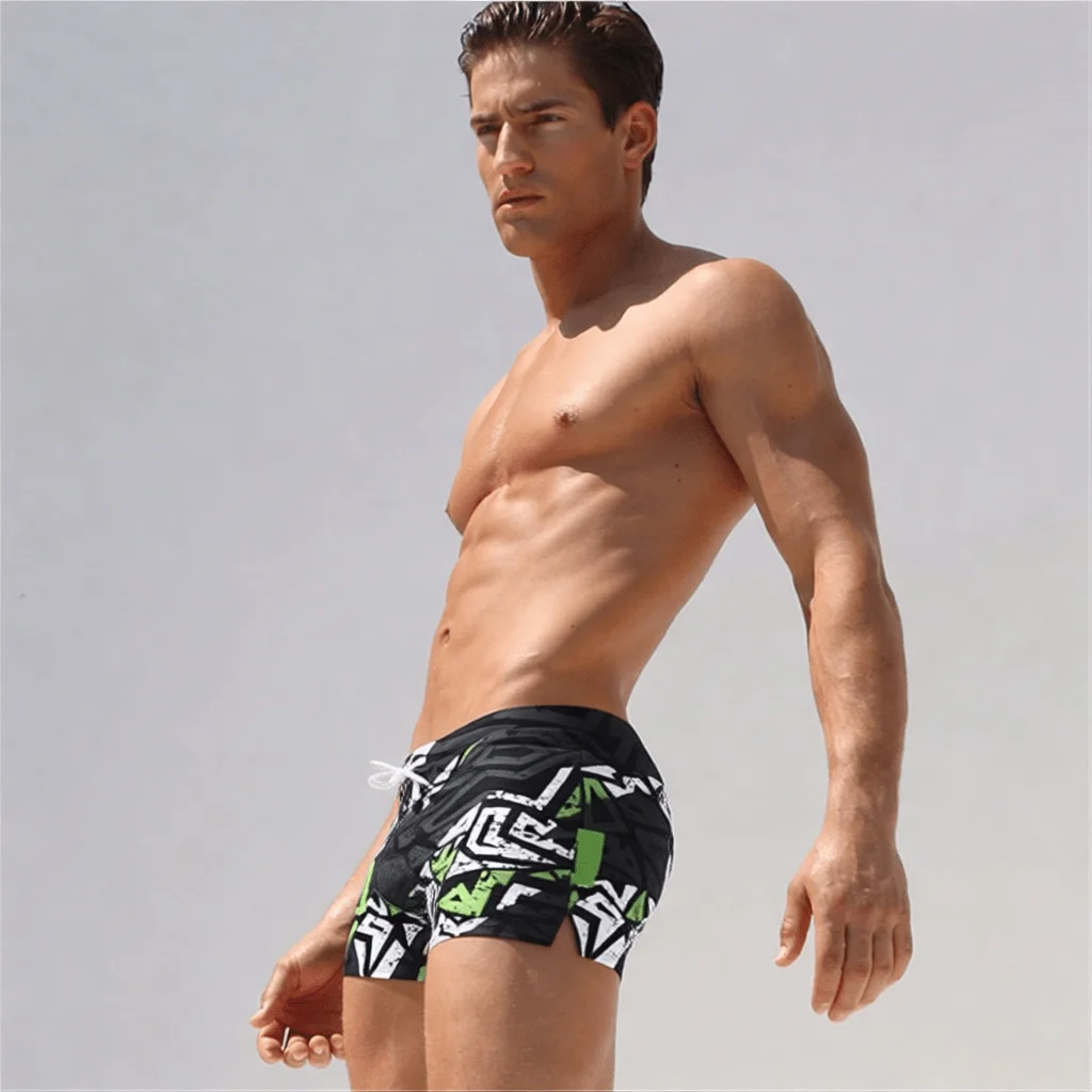 Men's Fashion Printed Pattern  – Bamboo Fiber Trunk Bewertung und Preis