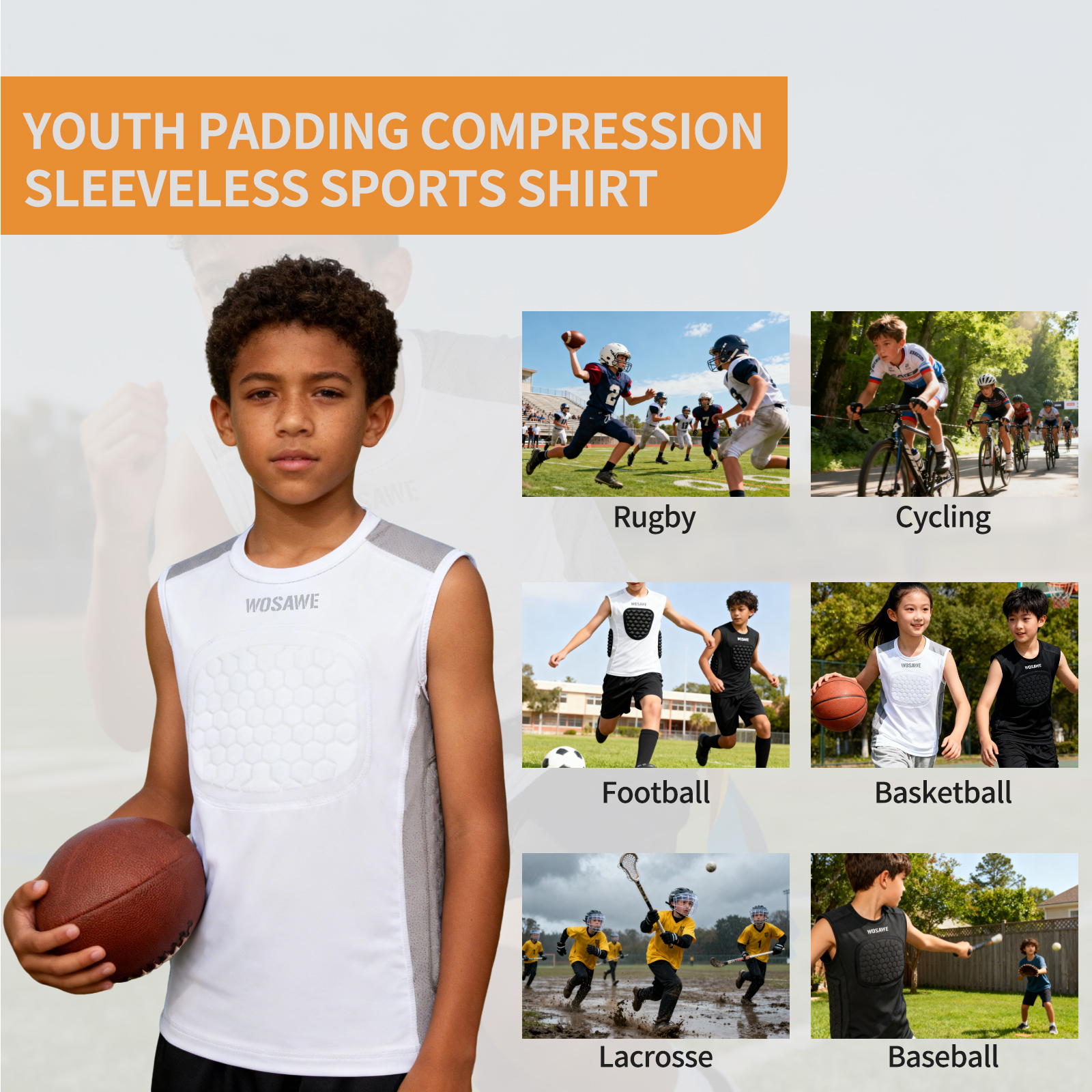 WOSAWE Boys Youth Baseball Che – Sleeveless Undershirt Bewertung und Preis