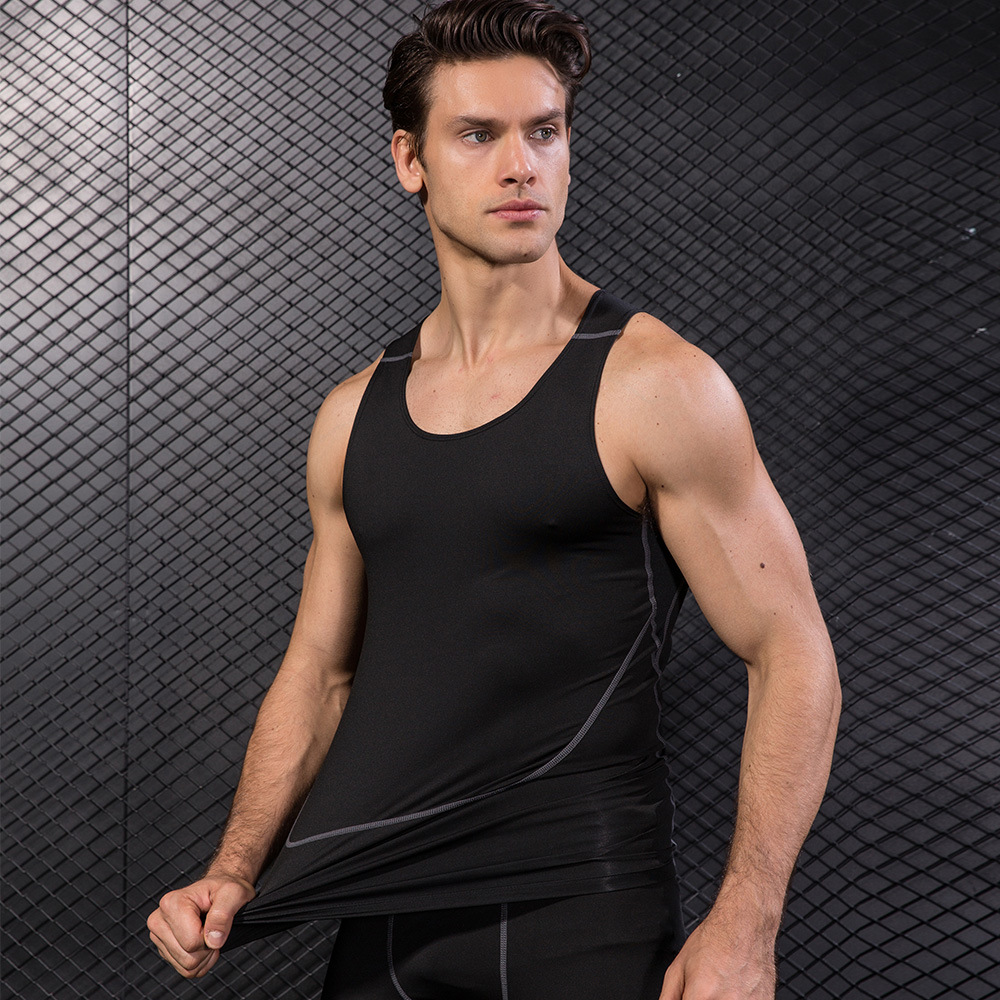 Men Black Sport Skinny Vest Ti – Base Layer Top Bewertung und Preis