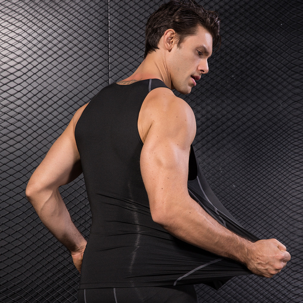 Men Black Sport Skinny Vest Ti – Base Layer Top Bewertung und Preis
