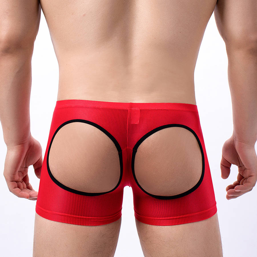 Men's Open Butt Boxer Shorts M – Mesh Sport Boxer Bewertung und Preis