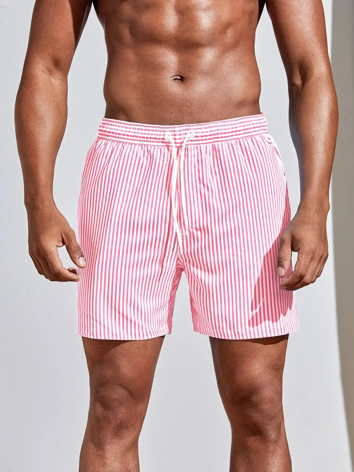 Men Vertical Striped Drawstrin – Bamboo Fiber Trunk Bewertung und Preis