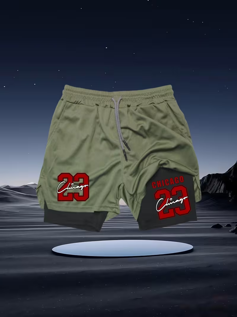 2026 New Men's Quick-Dry Doubl – Compression Shorts Athletes Bewertung und Preis