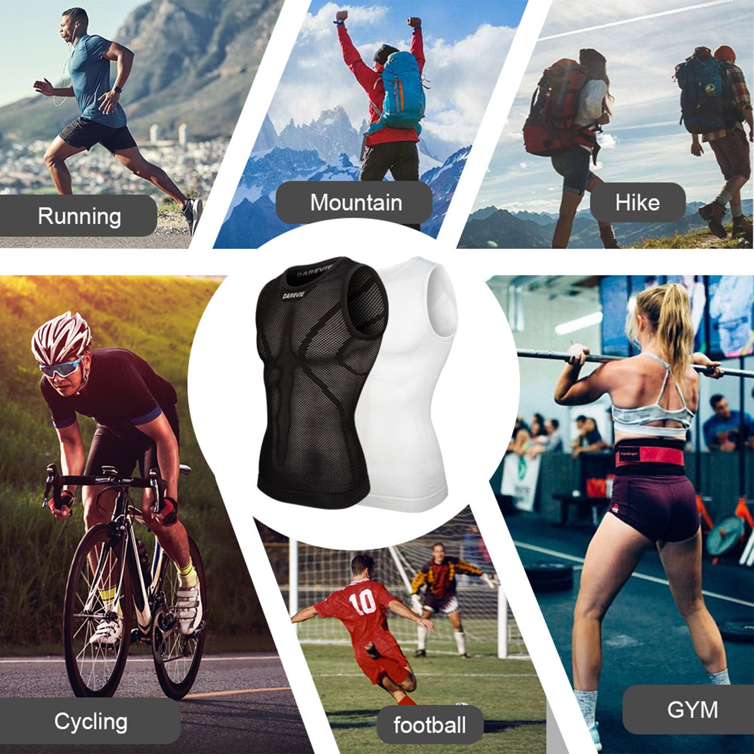 DAREVIE Cycling First Layer Ma – Sleeveless Undershirt Bewertung und Preis