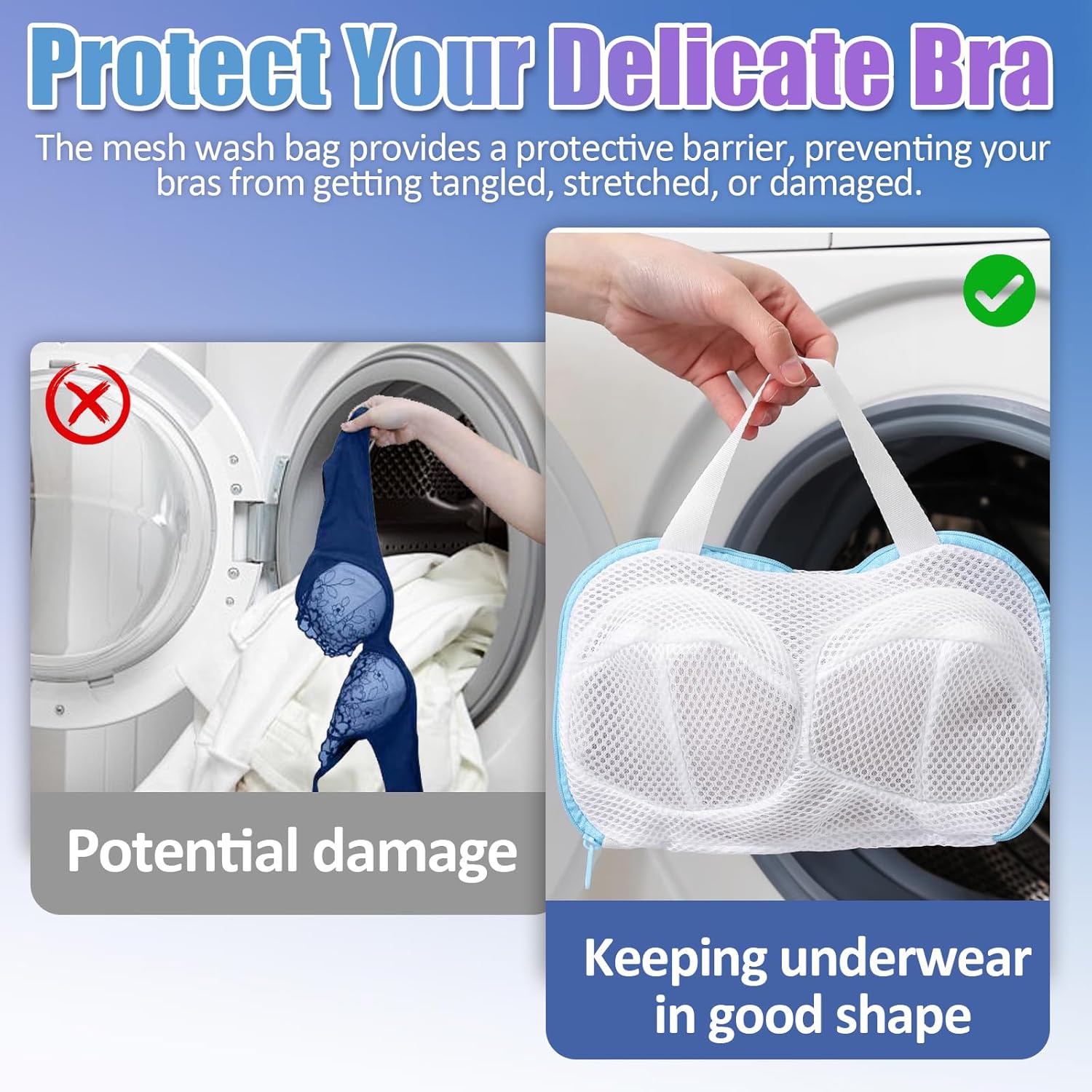 2-Pack Bra Wash Bags- Non-Defo – Multi Pack Underwear Bewertung und Preis