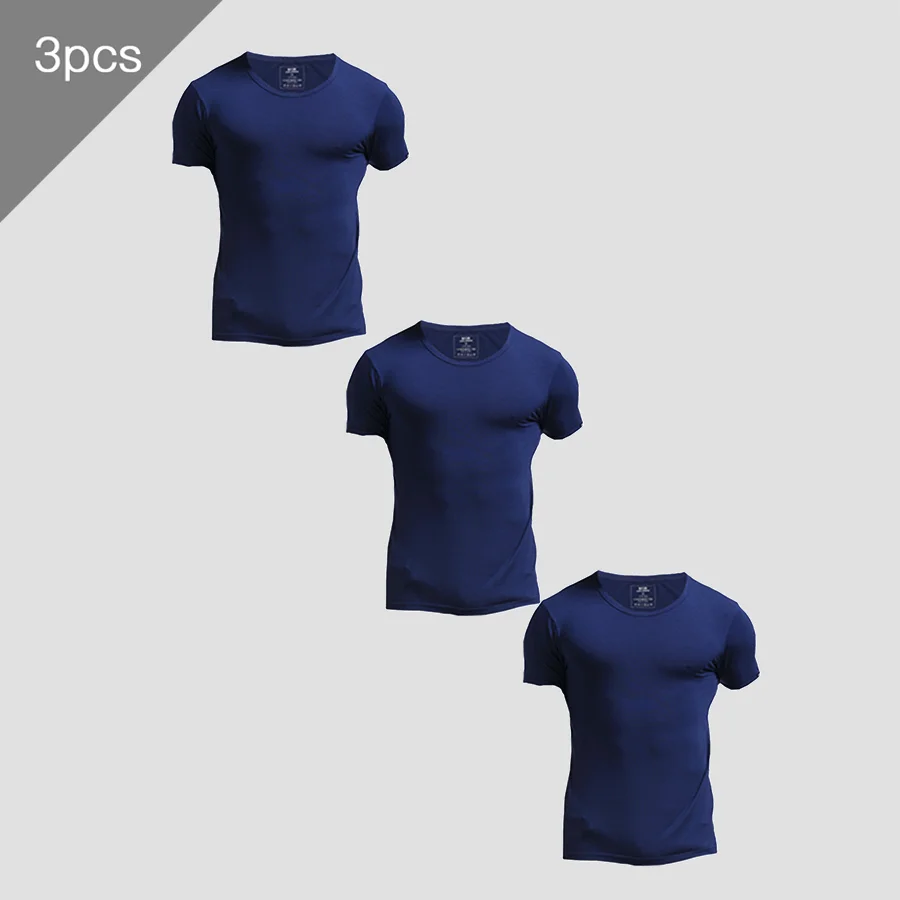 3PCS Men's Summer Short Sleeve – Undershirt Crew Neck Bewertung und Preis