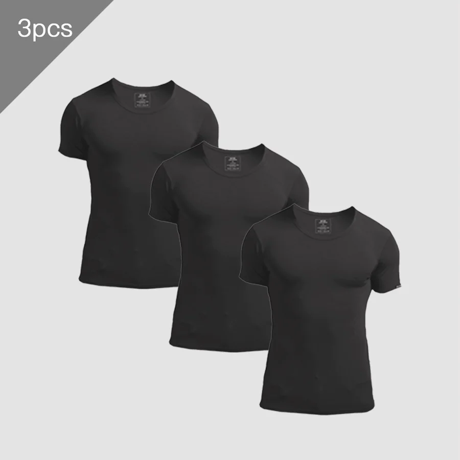 3PCS Men's Summer Short Sleeve – Undershirt Crew Neck Bewertung und Preis