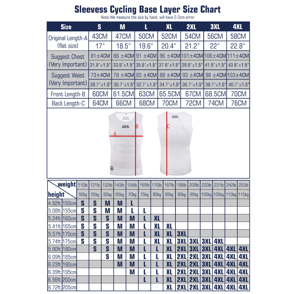 KEMALOCE Cycling Base Layer Sl – Sleeveless Undershirt Bewertung und Preis