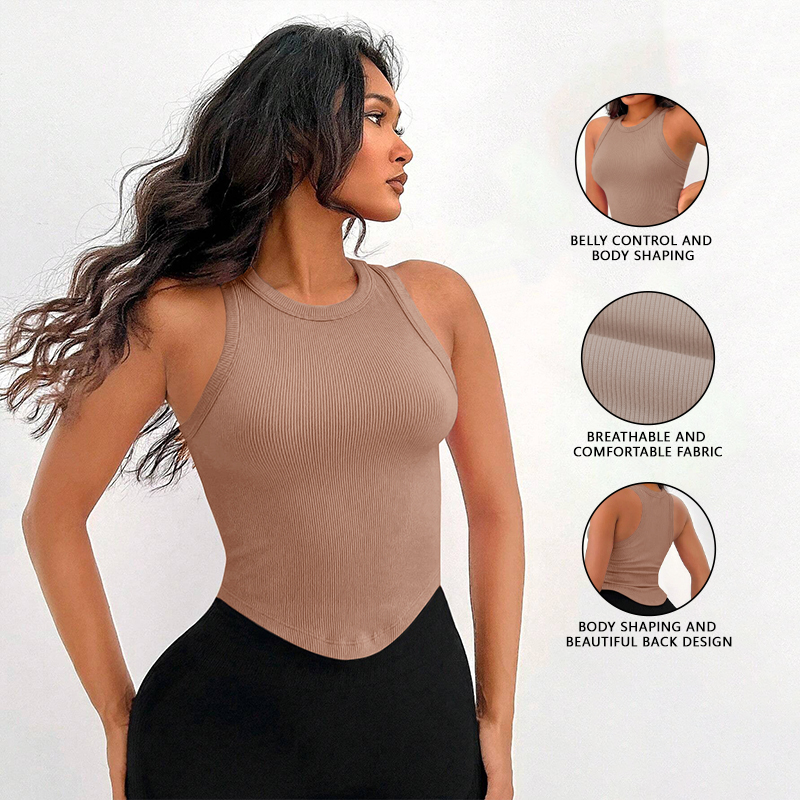 Womens Ribbed Racerback Curved – Tank Top Ribbed Bewertung und Preis