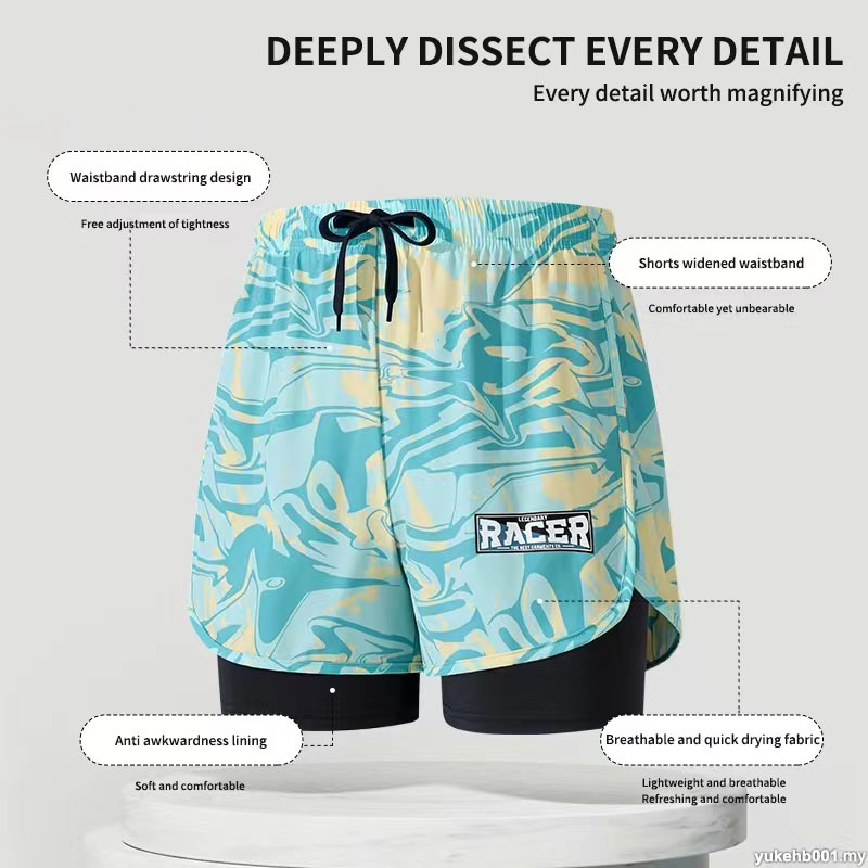 Swimming Trunks Adult Double L – Trunk Breathable Men Bewertung und Preis
