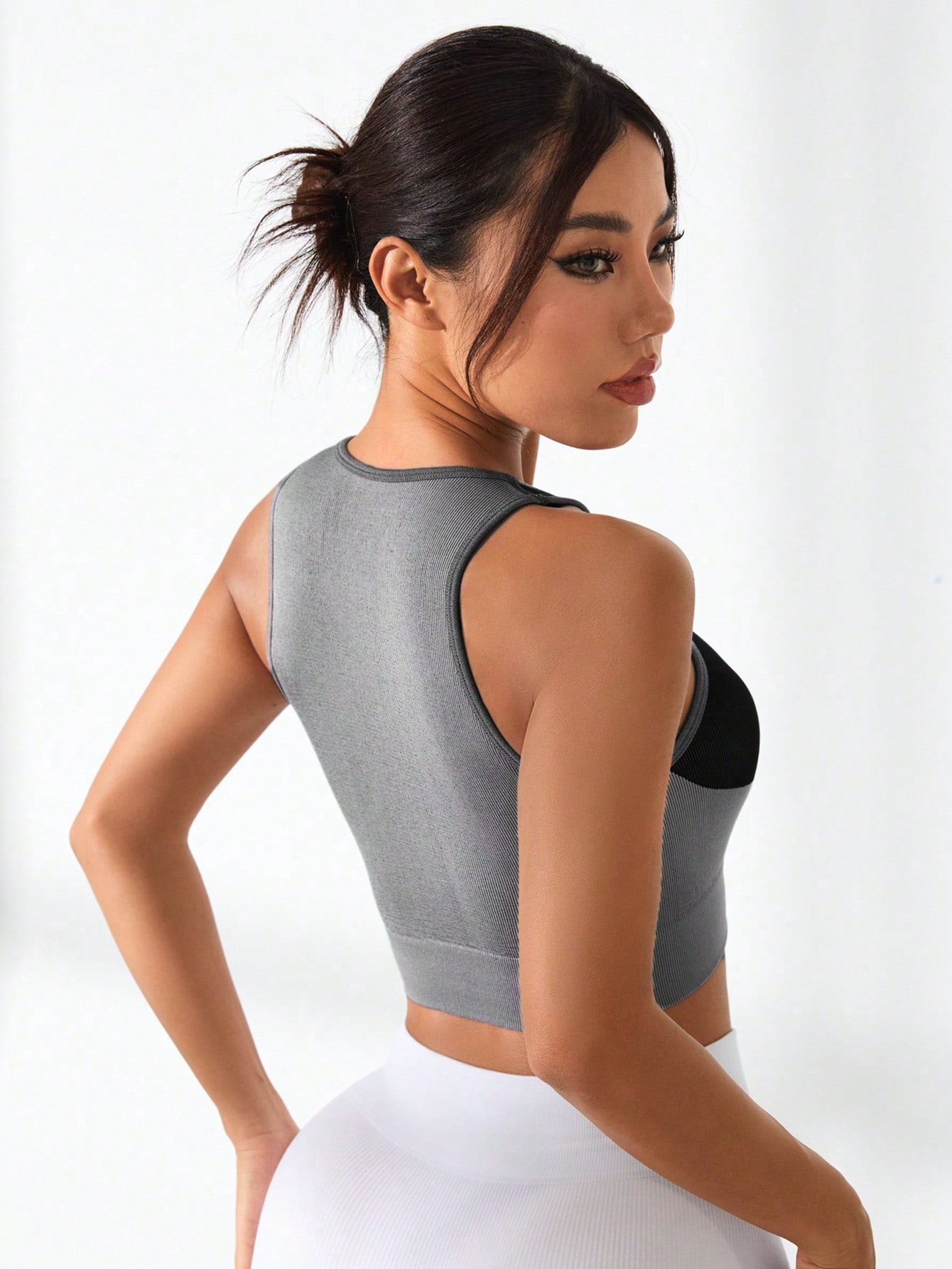 Women Color Block Cross Line R – Tank Top Ribbed Bewertung und Preis