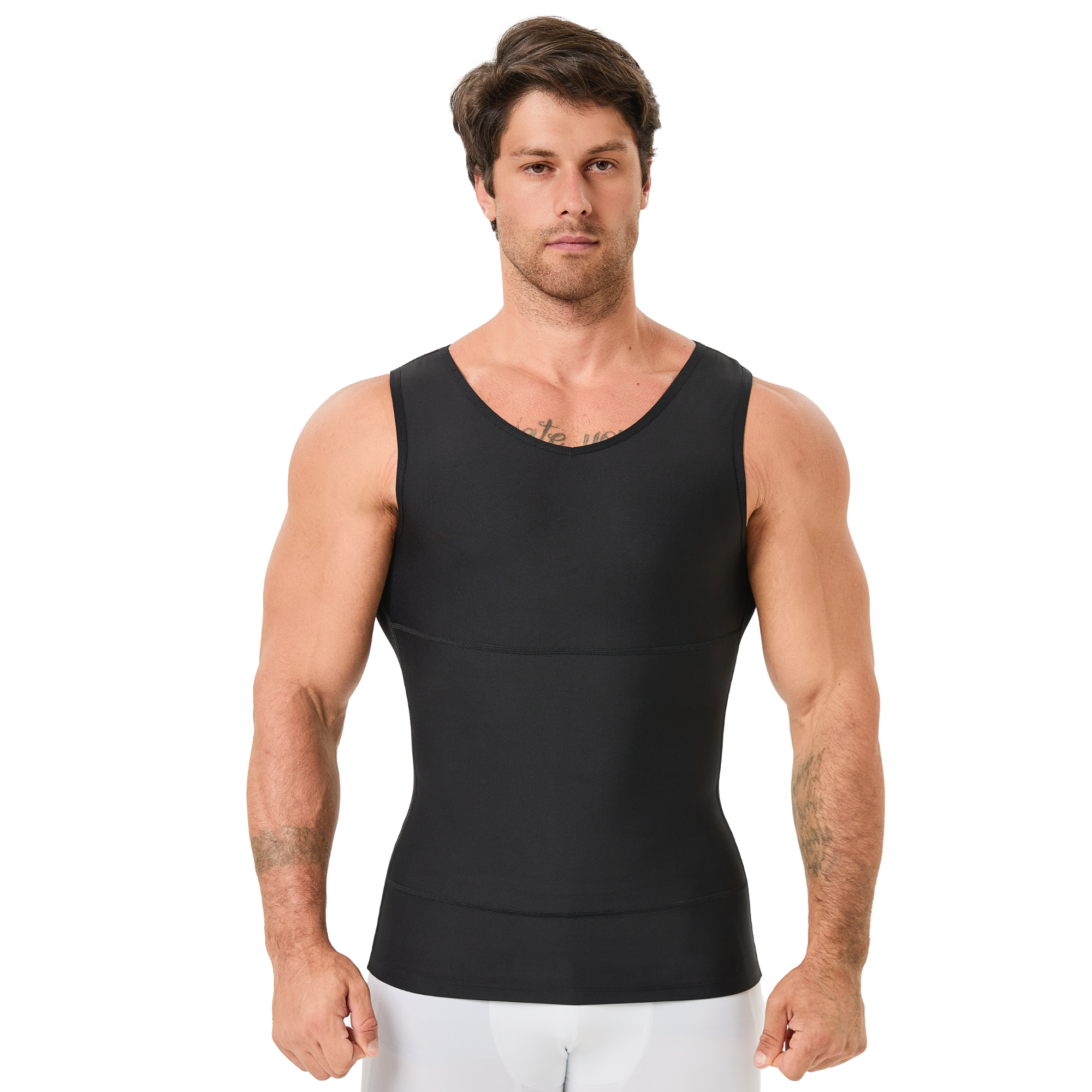 Men's V Neck Compression Shape – Undershirt Crew Neck Bewertung und Preis