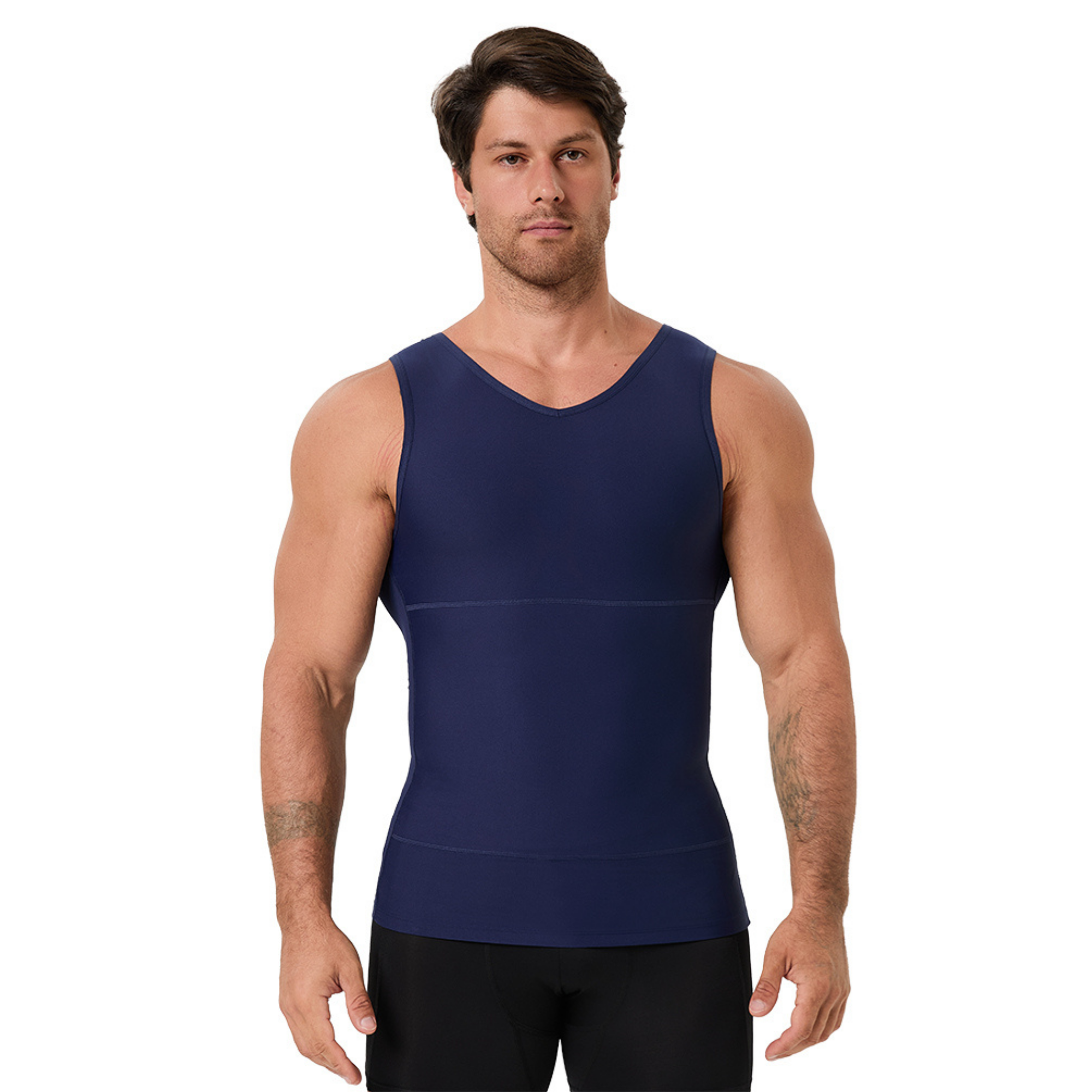Men's V Neck Compression Shape – Undershirt Crew Neck Bewertung und Preis
