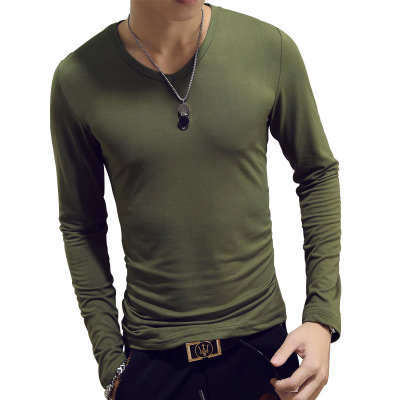 V Neck Mens T Shirts Plain Lon – Undershirt Crew Neck Bewertung und Preis