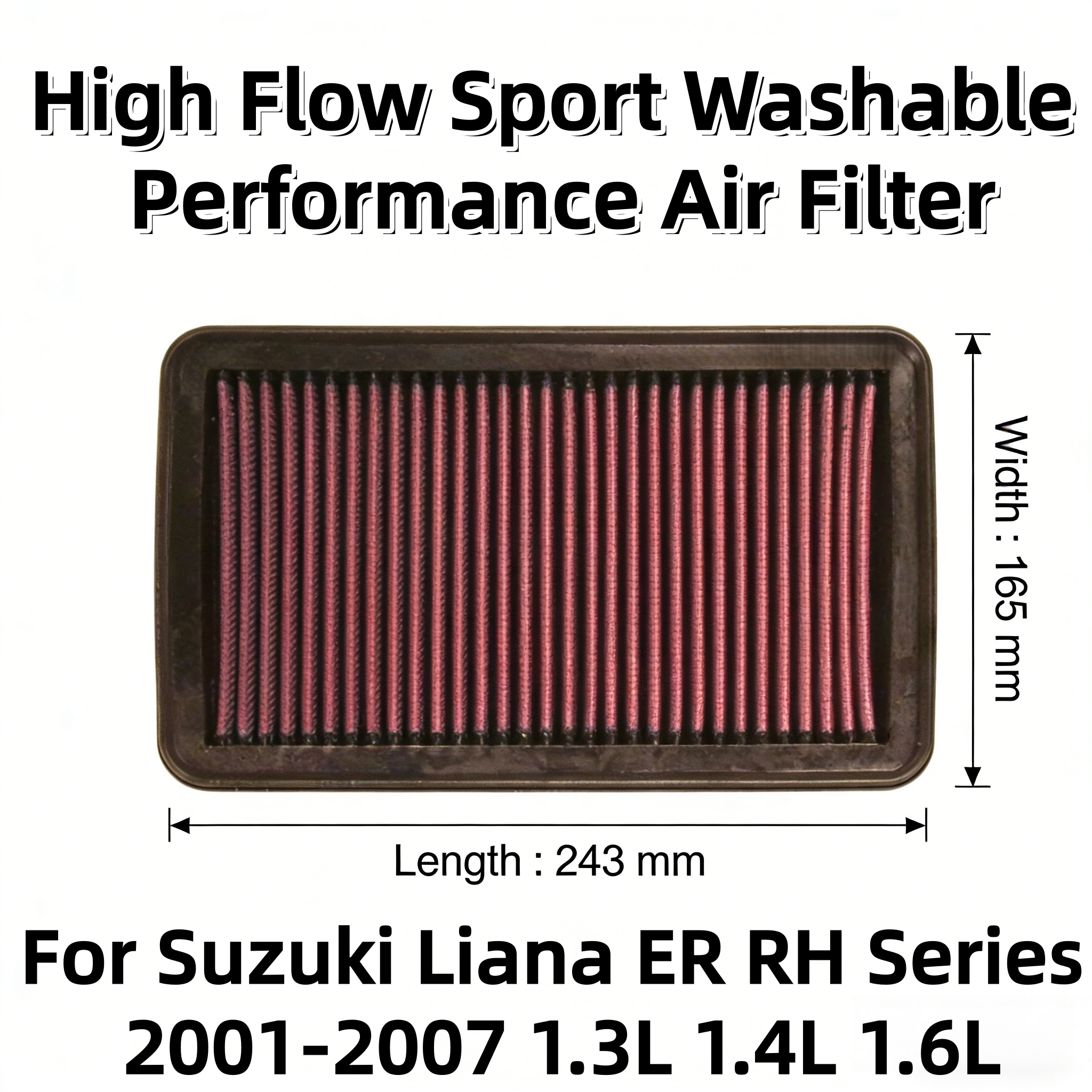 For Suzuki Liana ER RH Series  – Performance Boxer Sport Bewertung und Preis