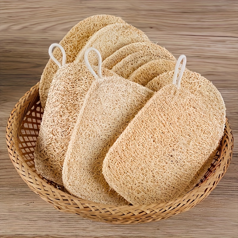 6pcs Natural Loofah Exfoliatin – Bamboo Fiber Trunk Bewertung und Preis