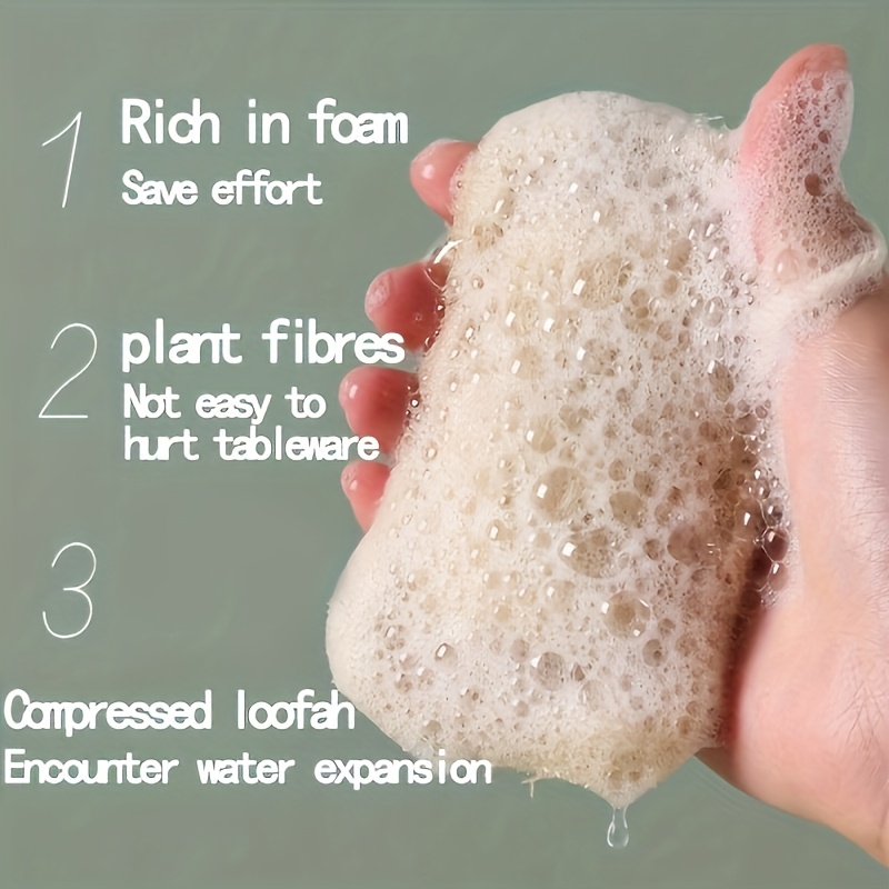 6pcs Natural Loofah Exfoliatin – Bamboo Fiber Trunk Bewertung und Preis