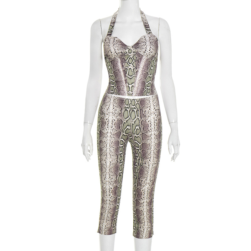 Serpentine Print Women Sexy 2  – Suspender Tank Top Bewertung und Preis