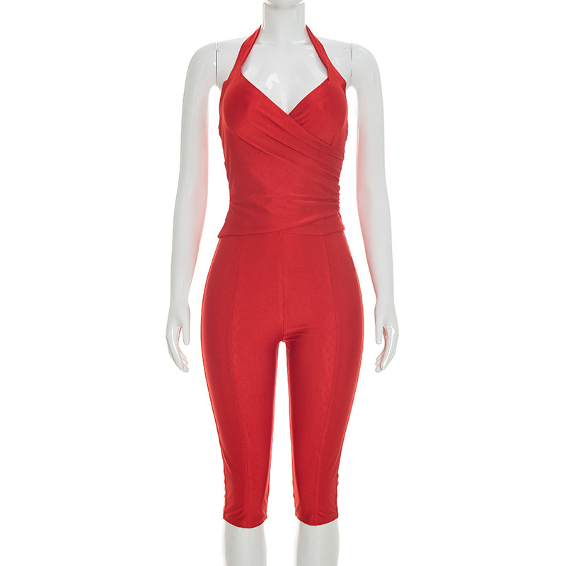 Women Slim 2 Piece Set Solid W – Suspender Tank Top Bewertung und Preis