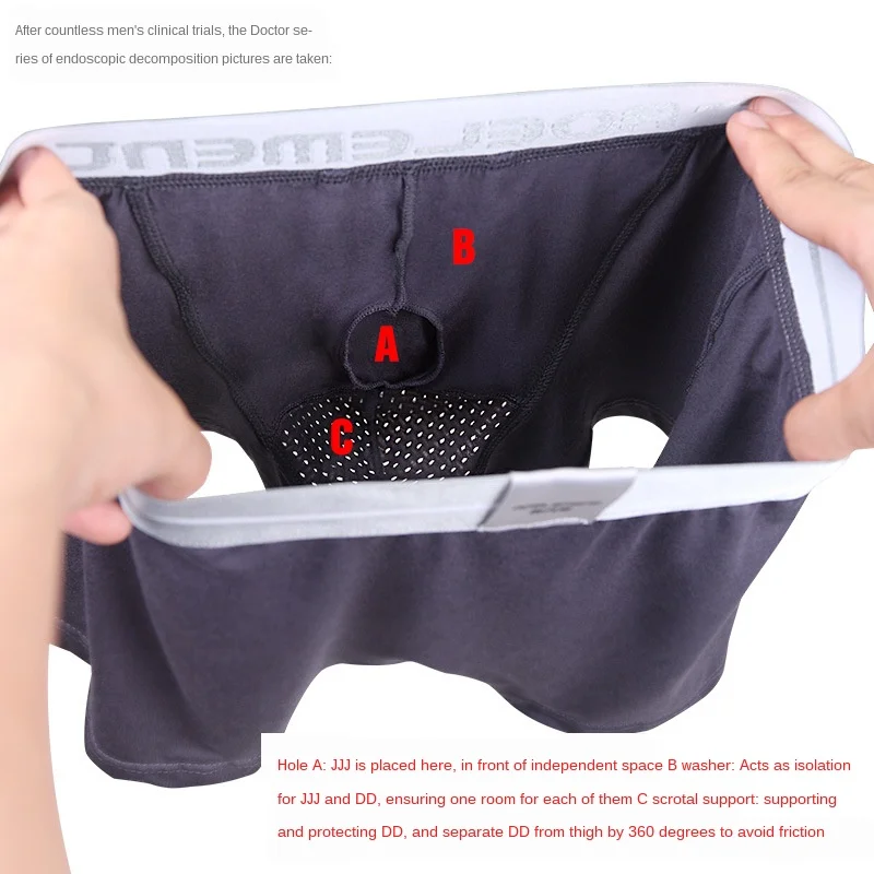 Men Ice Silk Separate Pouch Bo – Pouch Boxer Pouch Bewertung und Preis