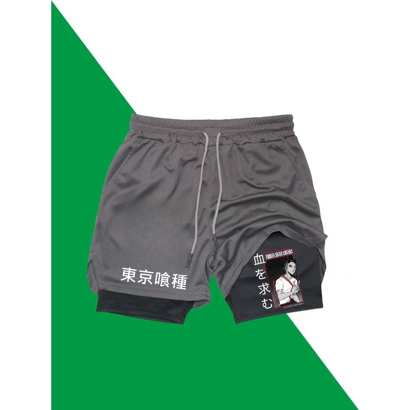 Tokyo Ghoul Print 2in1 Running – Compression Shorts Athletes Bewertung und Preis