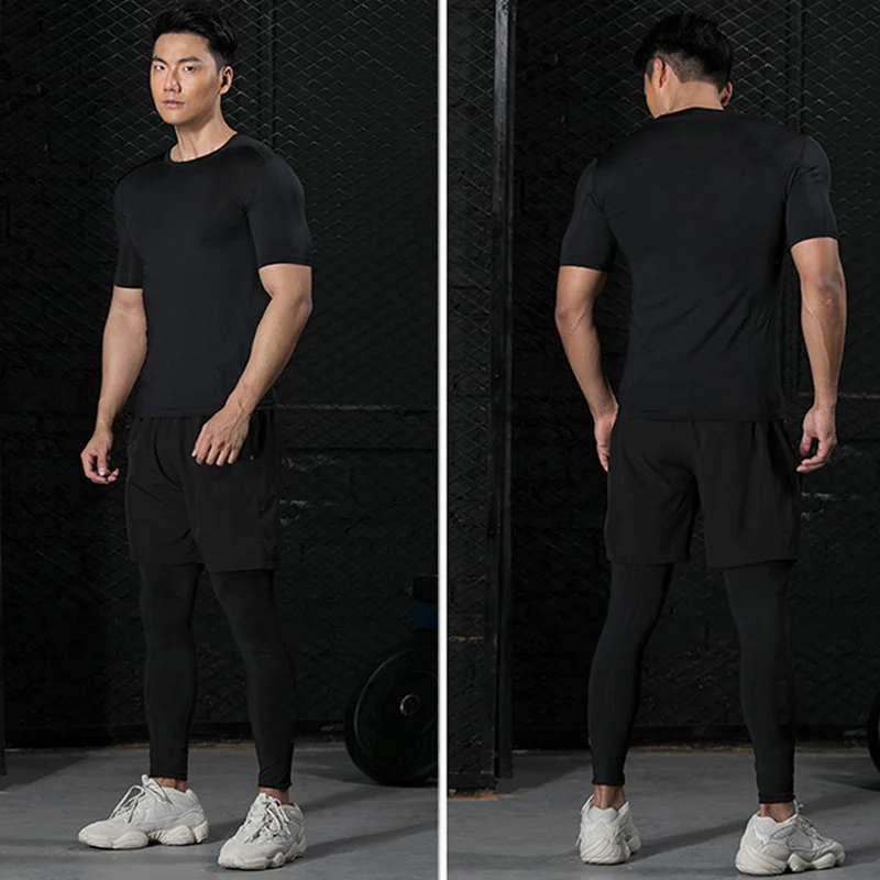 3 Pieces Fitness Suits Athleti – Compression Shorts Athletes Bewertung und Preis