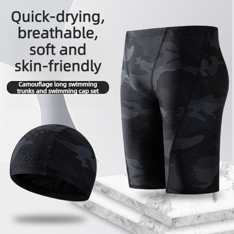 Men's swimming trunks, long fl – Trunk Breathable Men Bewertung und Preis