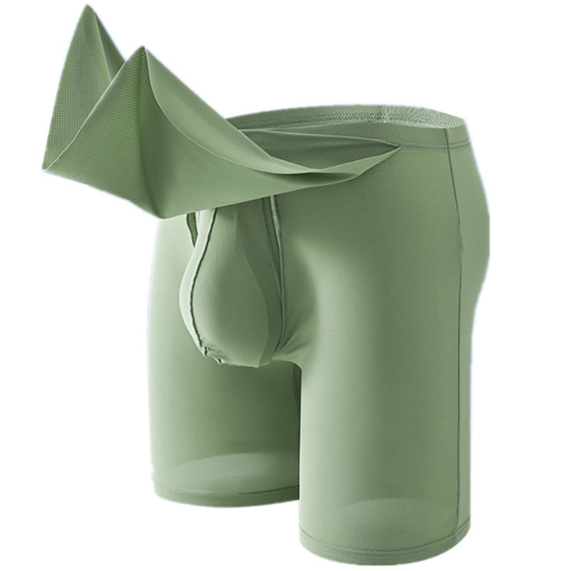 Men Underwear Cueca Solid Ice  – Long Leg Trunk Men Bewertung und Preis