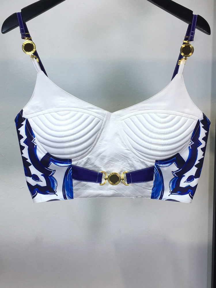 Summer Bohemain Blue And White – Suspender Tank Top Bewertung und Preis