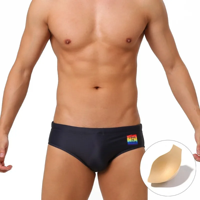 Sexy Swimming Trunks Men's Gra – Trunk Breathable Men Bewertung und Preis