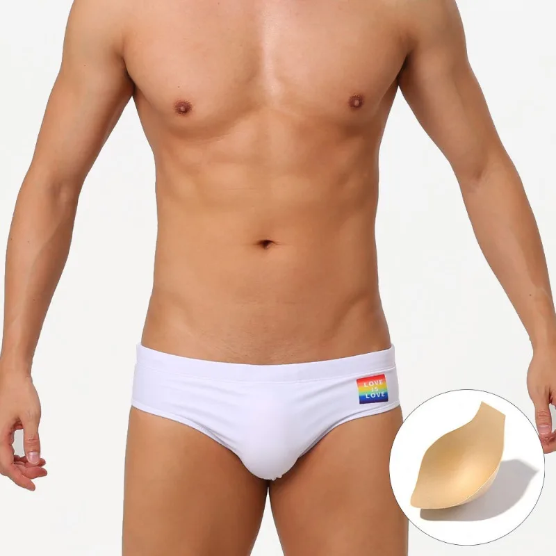 Sexy Swimming Trunks Men's Gra – Trunk Breathable Men Bewertung und Preis