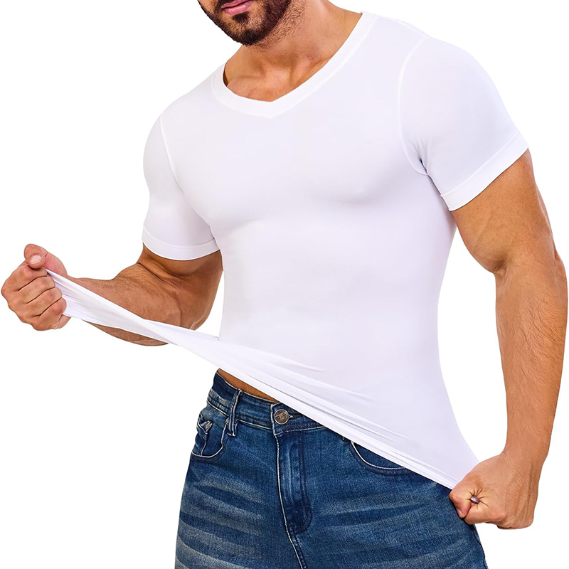 Men V Neck Compression Shirts  – Undershirt Crew Neck Bewertung und Preis