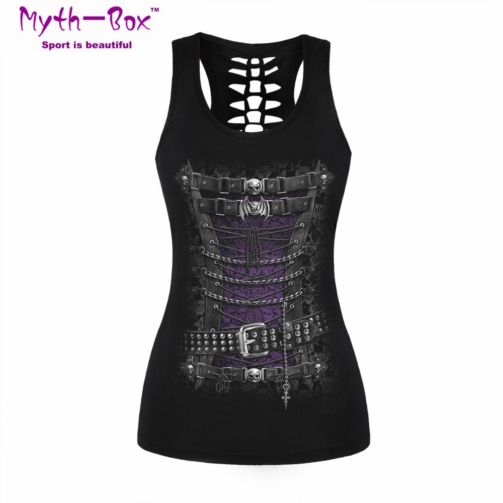Women Sport Vest Bad Cat Print – Sleeveless Undershirt Bewertung und Preis