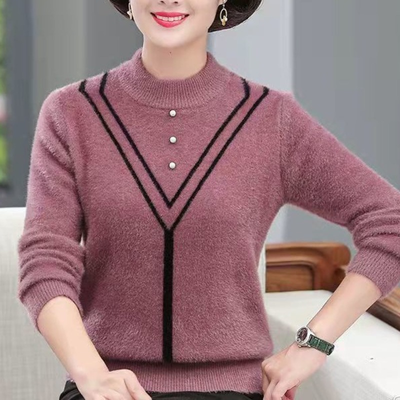 Women's Autumn Winter Solid Fl – Undershirt Crew Neck Bewertung und Preis