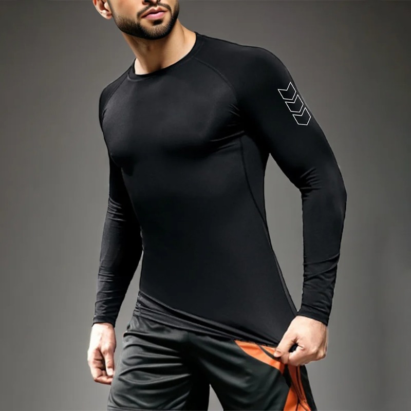 Men Quick-dry T-shirt Long Sle – Base Layer Top Bewertung und Preis