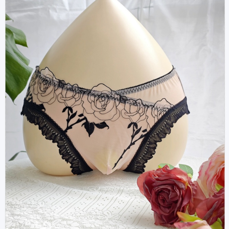 Men's Elegant Embroidery Lace  – Pouch Boxer Pouch Bewertung und Preis